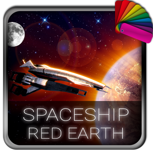 Spaceship Red Earth Theme for  2.3.0 Icon