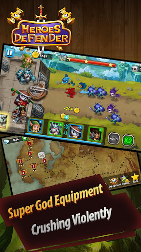 Télécharger Gratuit Defender Heroes: Castle Defense - Epic TD Game APK MOD (Astuce) screenshots 3