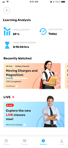 Android application Wise Learning App screenshort