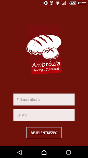 Android application Ambrózia screenshort