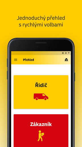 Android application MyParcelshop screenshort