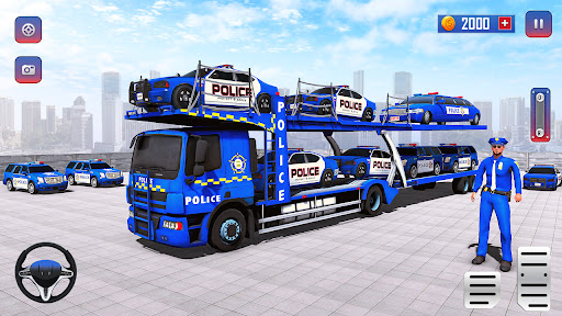 Police Car Transport Car Games 1.22 screenshots 1