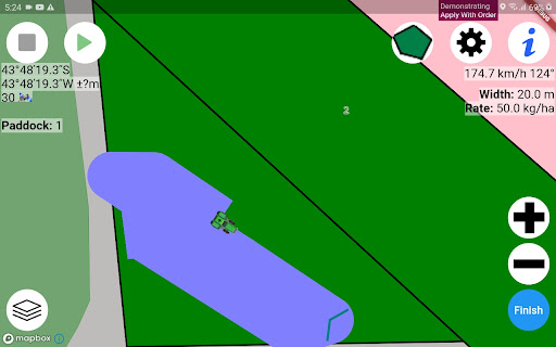 Android application Precision Farming Spreadify screenshort