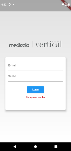 Android application Grupo Vertical screenshort