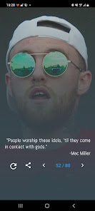 Screenshot 1 Mac Miller Quotes and Lyrics android
