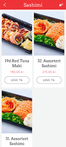 Lotus Sushi Screen 3