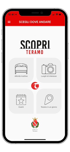 Android application Scopri Teramo screenshort