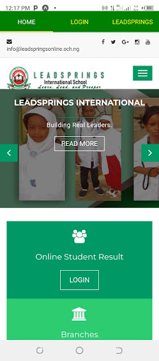 Android application LEADSPRINGS INTERNATIONAL SCH screenshort