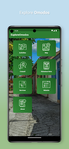 Android application ExploreOmodos screenshort