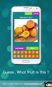Smart Quiz : Guess the Fruits