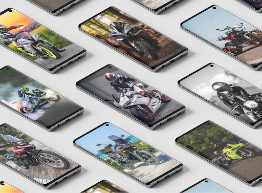 Android application Motorcycle Wallpapers HD screenshort