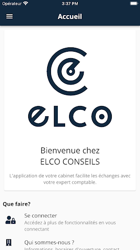 Android application Elco Conseils screenshort