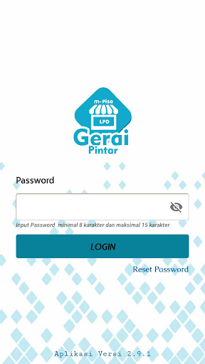 Android application mPise Gerai Pintar screenshort