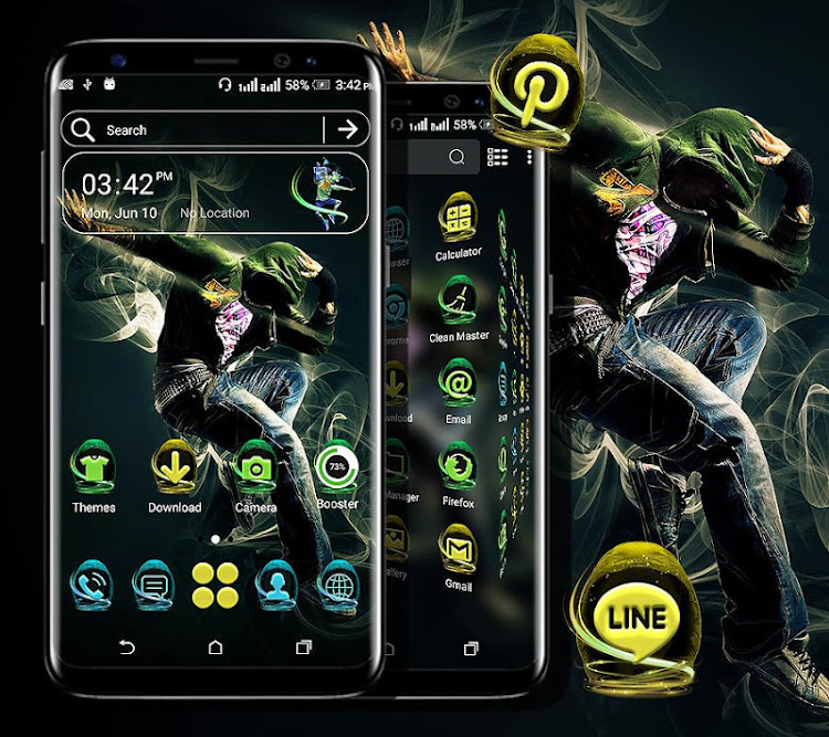 Hip Hop Dance Launcher Theme - 2.9 - (Android)