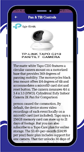 TP-Link Tapo C210 wifi Guide