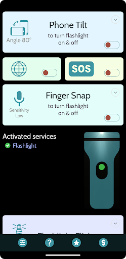 Android application Flashlight Flashii screenshort