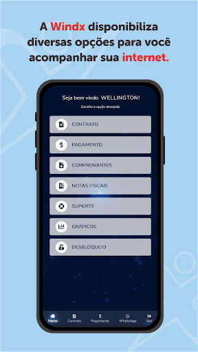Android application Windx Central do Assinante screenshort