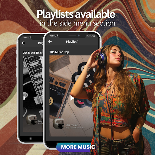 Screenshot of 70s Music