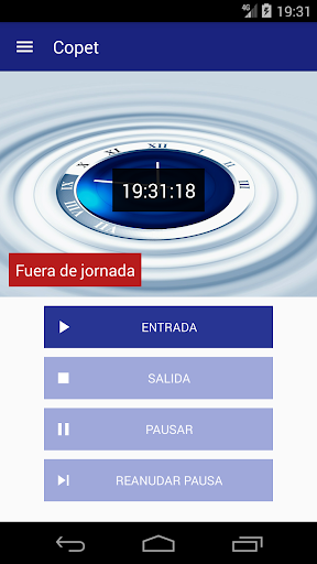 Copet - Control de presencia Screen 2