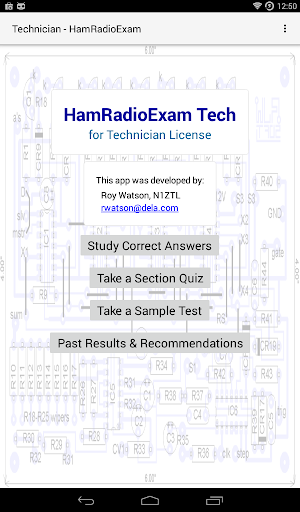 Android application HamRadioExam - Technician screenshort