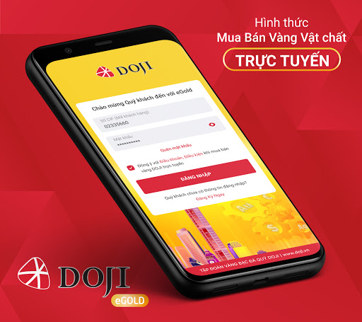 Android application eGold – Vàng vật chất online screenshort