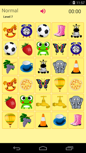 Android application Memo memory game screenshort