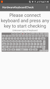 Hardware Keyboard check