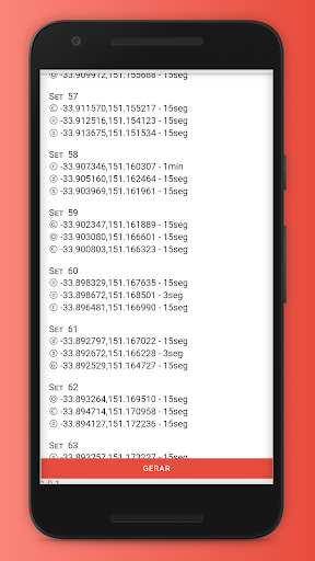 Android application GPX Go screenshort