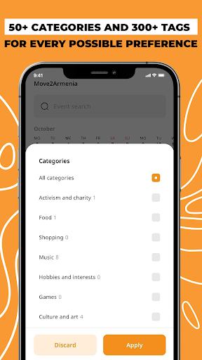 Move2Armenia — events & places Screen 2