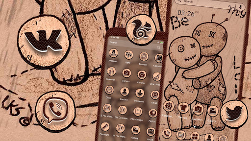 Android application Voodoo Doll Love Theme screenshort