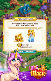 Idle Magic -  Click Away City Screenshot