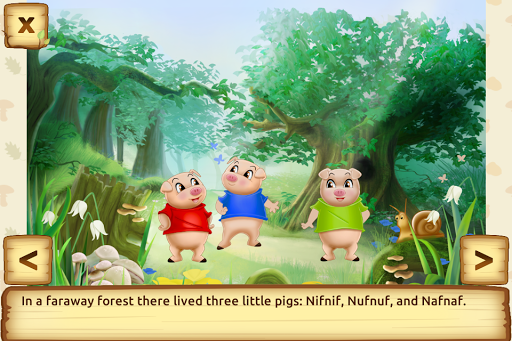 Three Little Pigs - Fairy Tale with Games screenshots 2