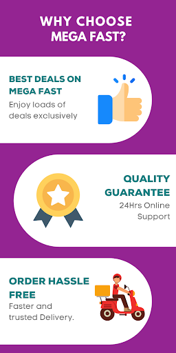 Android application Mega Fast screenshort