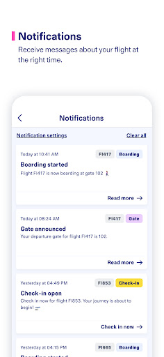 Screenshot of Icelandair