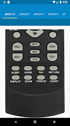 Apex TV Remote Control