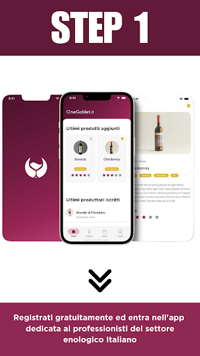 Android application OneGoblet screenshort