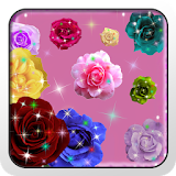 Glitter Roses on Screen App icon