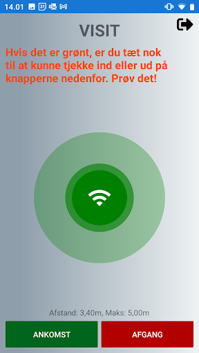 Android application VISIT Security App screenshort