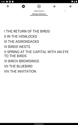 Book, Wake-Robin Screen 3