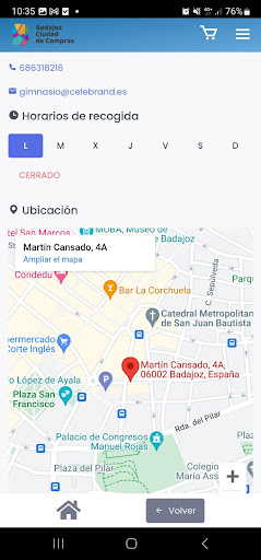 Android application Comercios Badajoz screenshort