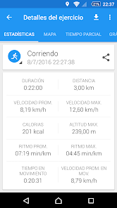 Captura de Pantalla 4 Caynax - correr & ciclismo GPS android