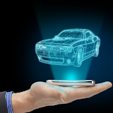 Car Hologram Camera 3D icon