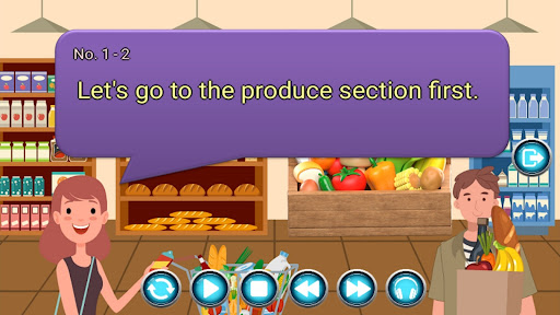 English Conversation Shopping Screen 3