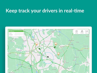 Driver Map Screen