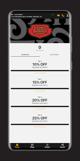 Android application Attis Loyalty screenshort
