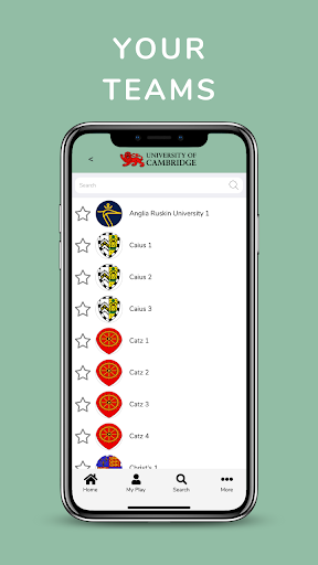 Cambridge University Leagues Screen 3