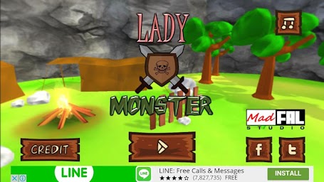 Lady Vs Monster
