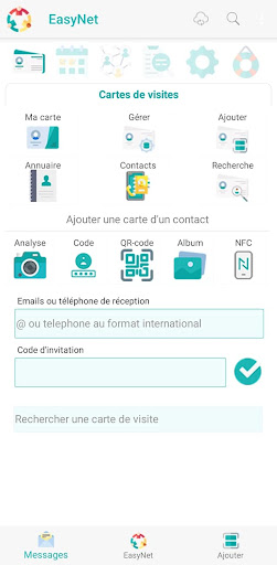 Android application EasyNet screenshort
