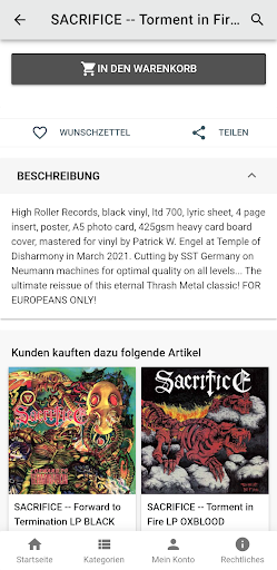 High Roller Records Shop Screen 3
