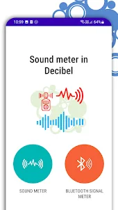 Sound meter in Decibel (dB)